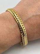 Italian Milor 14KT Yellow Gold 8.5MM Miami Cuban Link Chain Bracelet