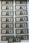 14 Slider 1935E F G $1 Silver Certificates