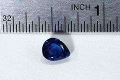 Graceful Natural Sapphire Pear