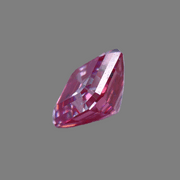 Sparkling Huge 7 Ct Sparkling VVs1 Pink Asscher Cut Simulated Diamond Solitaire
