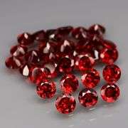 Outstanding 10.12ct top Mozambique red Garnet set!
