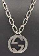 Gucci Interlocking G pendant on chain necklace