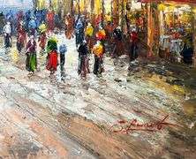 BEAUTIFUL AND UNIQUE   PAINTING ON CANVAS