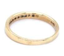 In Demand Thin 14K YG Princess Cut Diamond Band