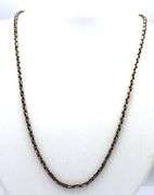 Vintage 925 sterling silver chain necklace