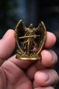 Vintage-Style Solid Brass Archangel