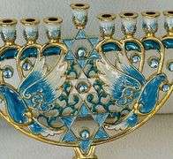 Menorah Candle Holder