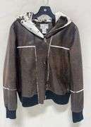 Stylish Brown Jacket with a Cozy Hood