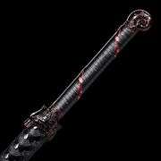 Hand-Forged Samurai Katana Sword with Tiger Head Handle