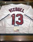 Signed Omar Vizquel Cleveland Indians Jersey w/COA