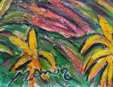 Refined And Textural Original By Manor Shadian