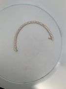 CERTIFIED BRAND NEW 14K YELLOW GOLD TENNIS BRACELET. 11.00 CARATS OF DIAMONDS.