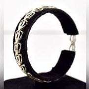 Heart Link Bracelet in Sterling Silver.