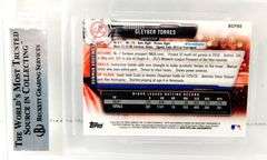 Gleyber Torres 2017 Baseball Card, 9 Mint