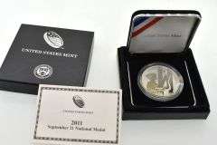 2011 September 11 National Medal – With Original Box & COA