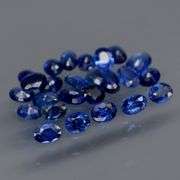 Premium cobalt blue 3.85ct REAL Ceylon Sapphire set! Heated only!