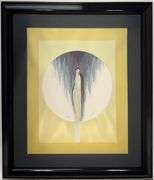 Erte "La Tristesse" Signed Limited Edition Serigraph from "Four Emotions" Suite Framed
