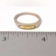 Mother of Pearl Gemstone Ring in Sterling Silver.