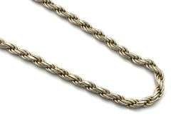Italian heavy 925 sterling silver rope chain necklace