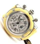 Glam Rock white dial stainless steel ladies watch