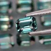 Look at this color! 2.25ct set of REAL blue green Australian Sapphires