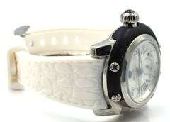 Glam Rock white dial stainless steel ladies watch