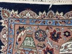 Handmade Pictorial Persian Kashmar 9.6x6.10