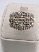 CERTIFIED 10K YELLOW GOLD DIAMOND RING