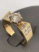CERTIFIED BRAND NEW 14K YELLOW GOLD DIAMOND RING