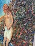 Calm And Reflective Original Mix Media 3-D By Manor Shadian