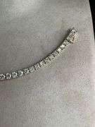 CERTIFIED BRAND NEW 14K YELLOW GOLD TENNIS BRACELET. 11.00 CARATS OF DIAMONDS.