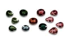 Colorful Natural Tourmaline - Lot of 12