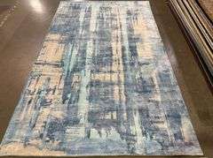 Exquisit Wool Hand Painted Modern Rug 5x8