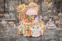 Cat Treasure Chest Music Box