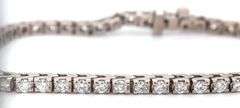 14kt White gold 2ctw diamond tennis bracelet