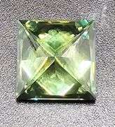 Huge 12 Ct Sparkling Forest Green Princess Cut Fire Moissanite Solitaire