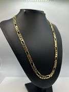 45 Gram 14 Kt. Gold Plate Figaro Italian Link Chain
