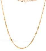 Useful 14K yellow gold Singapore Link Necklace
