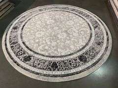 Stunning Transitional Round Rug 8x8