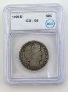 1906-D Barber Half Dollar, ICG G6