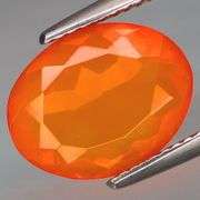 Vibrant color! 3.14ct incredible tangerine orange Fire Opal!