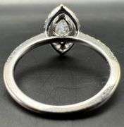 18K White Gold Marquise Cut Diamond Ring of 1.14ct