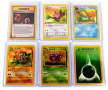 6 Pokémon 1999 1st Edition Cards