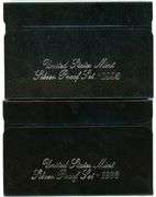 2 Different Silver US Proof Sets in Box w/CoA: 1995 & 1996