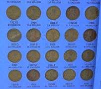 Fairly Complete 1909-1940 Lincoln Cent Set