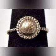Dome Ring in Sterling Silver.
