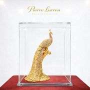 24k Peacock Fabergé-Style Swarovski Luxury Collectors Piece