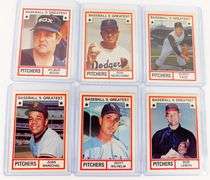 6 - 1982 TCMA Baseball Greatest Pitchers Cards