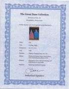 Erte "Evening Night" Signed Limited Edition Serigraph with Foil Stamping