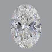 Very Fine Certified Oval Cut Lab Diamond - 4.03 Carats